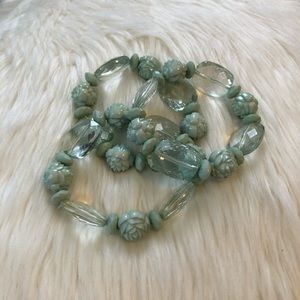Mint bracelet set